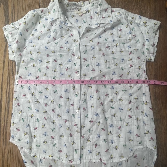 Jane and Delancey White Casual Button Down Shirt - Picture 5 of 7